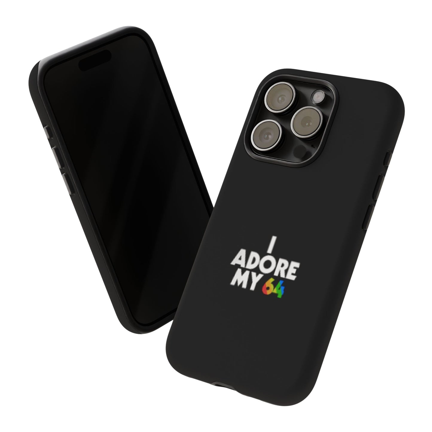 "I Adore My 64" Phone Case – Retro Protection for C64 Fans