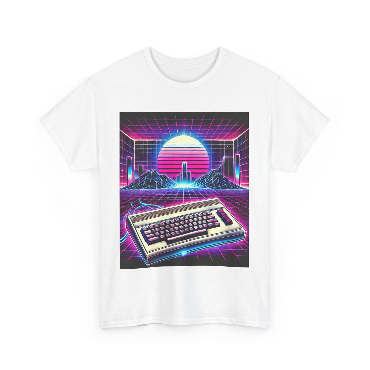 Commodore 64 Retro Wave T-Shirt – 80s Computing was RAD!