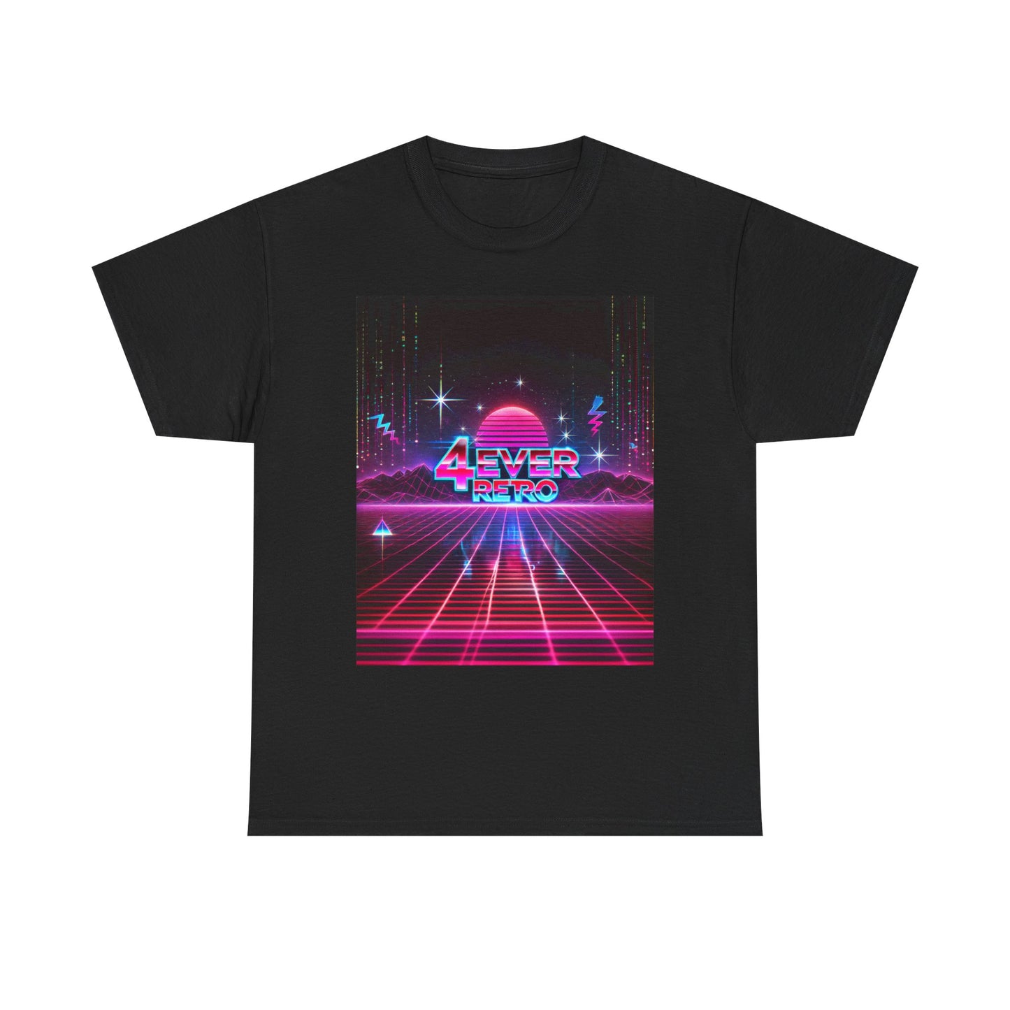 4ever Retro T-Shirt – Neon 80s Vibes That Never Fade