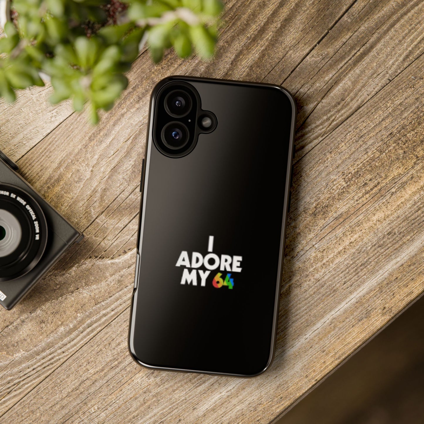 "I Adore My 64" Phone Case – Retro Protection for C64 Fans