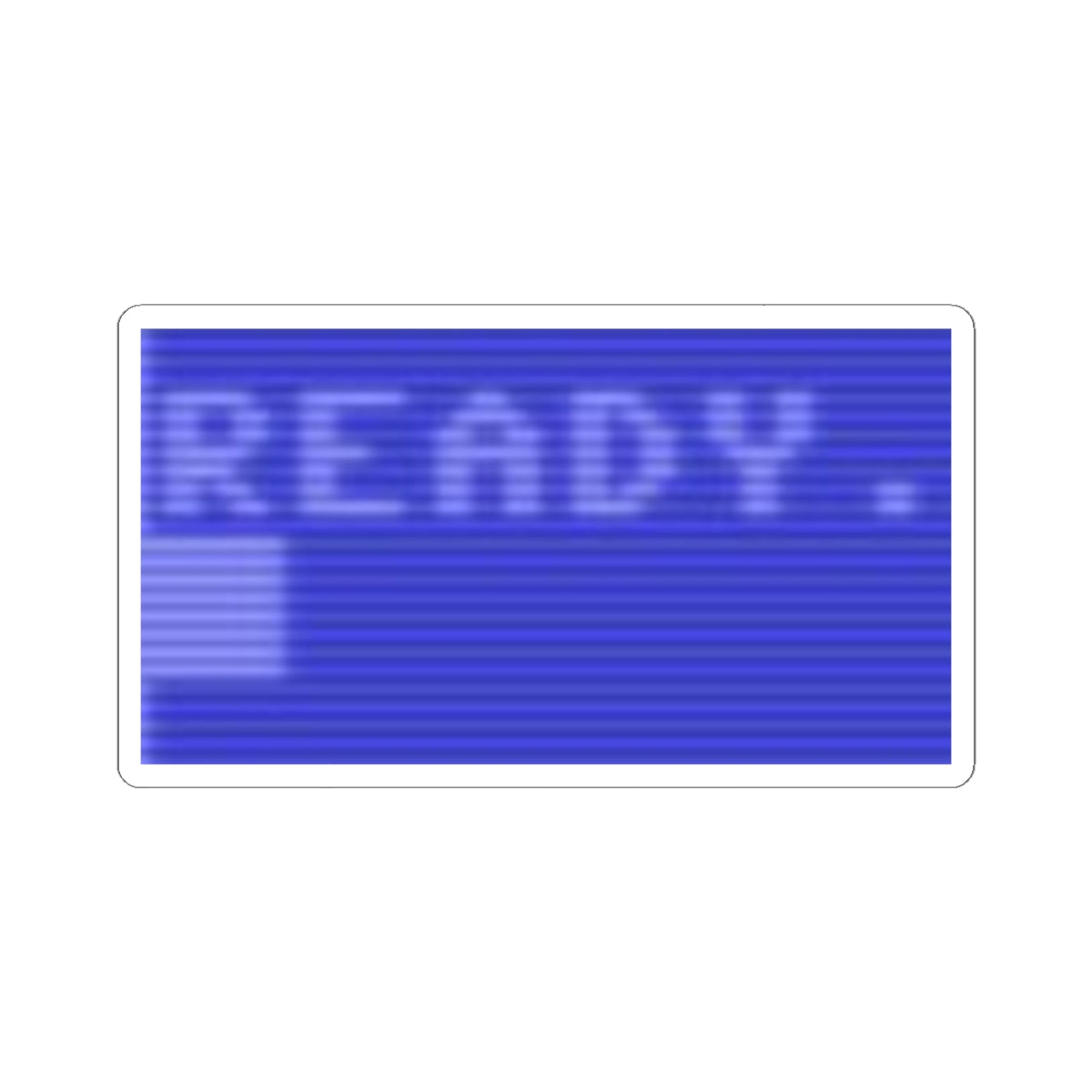 Commodore READY. Sticker – The Ultimate 8-Bit Nod commodore 64 128 Plus 4 Vic-20