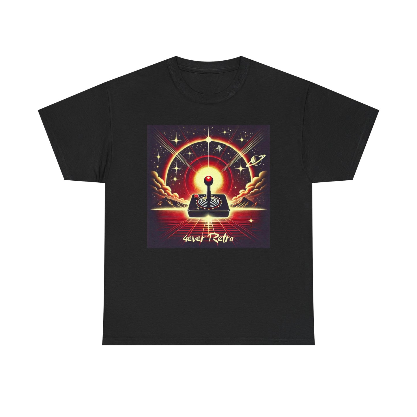 4ever Retro Cosmic Joystick Tee – Relive the Golden Age of Gaming