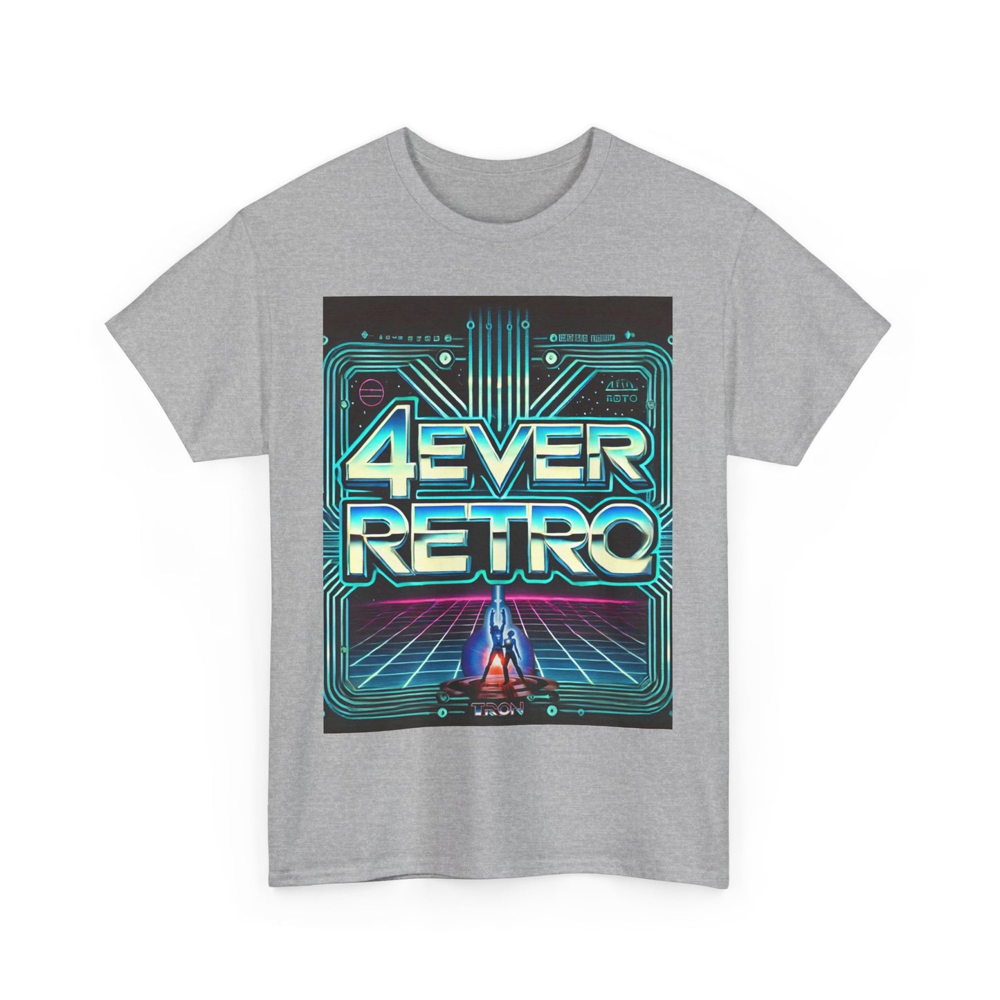 4ever Retro TRON-Inspired T-Shirt – Enter the Grid in 80s Style!