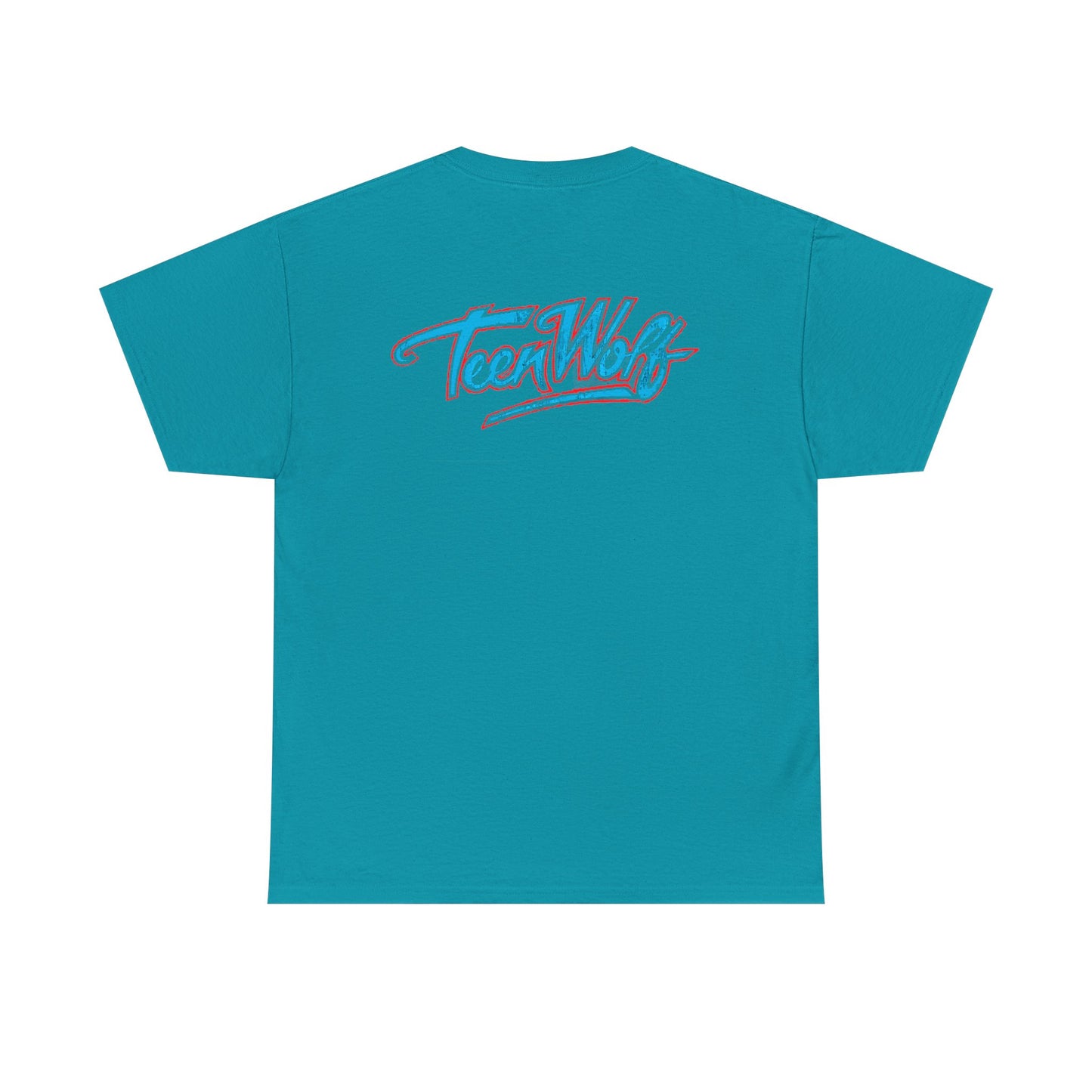 Teen Wolf Neon Logo Tee – 80s Movie Magic