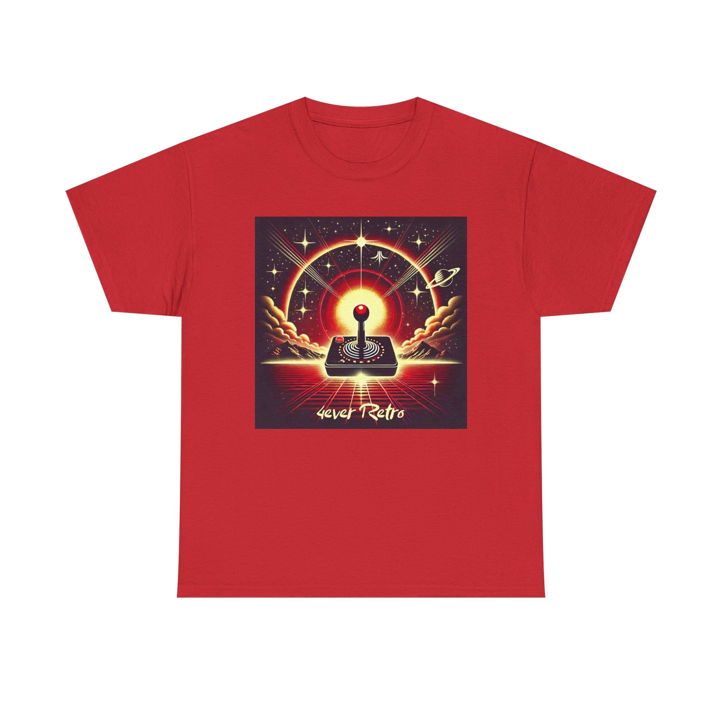 4ever Retro Cosmic Joystick Tee – Relive the Golden Age of Gaming