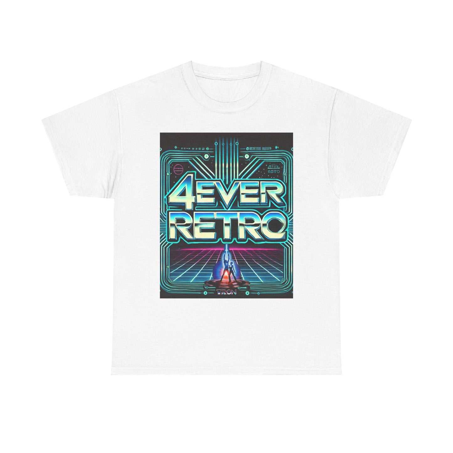 4ever Retro TRON-Inspired T-Shirt – Enter the Grid in 80s Style!