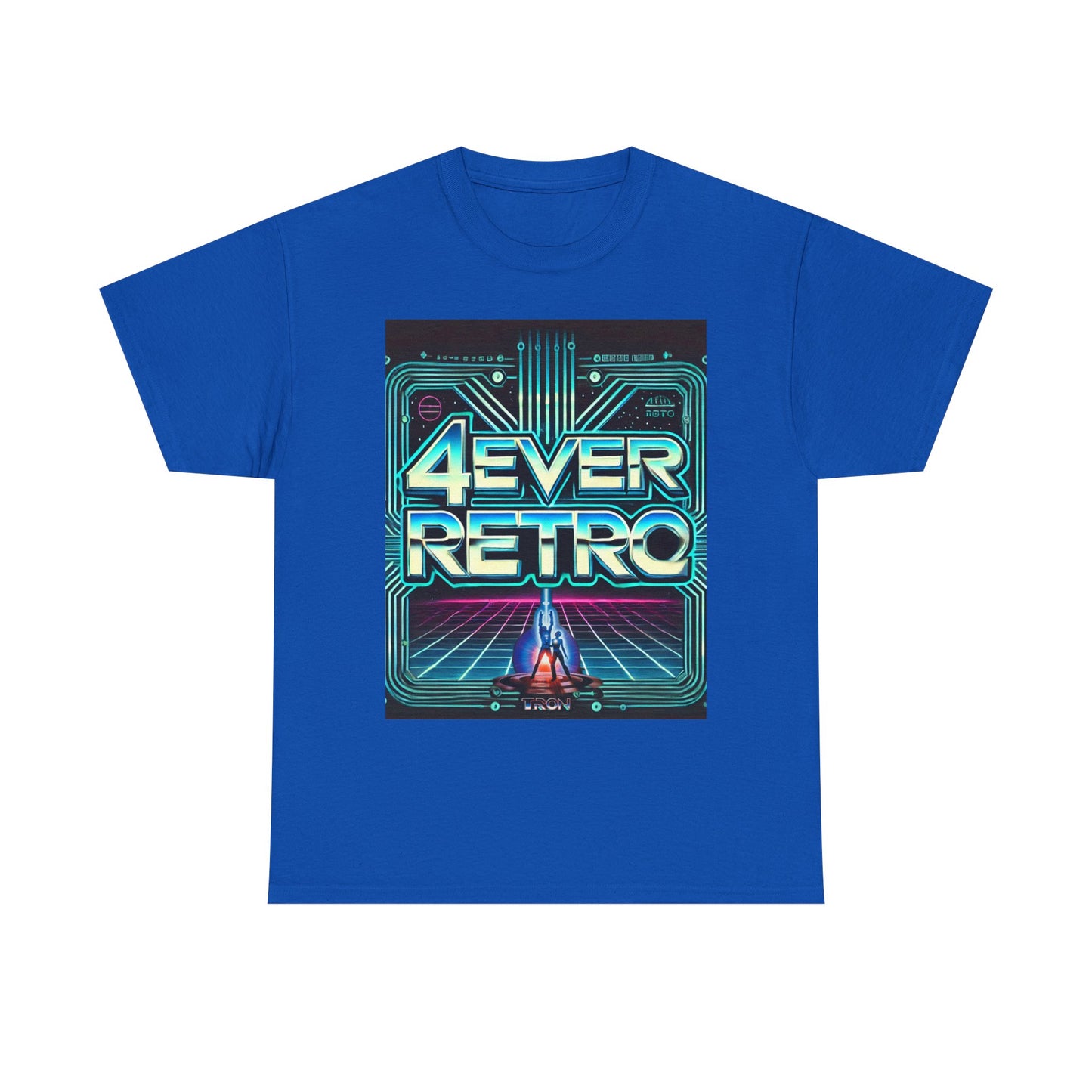 4ever Retro TRON-Inspired T-Shirt – Enter the Grid in 80s Style!