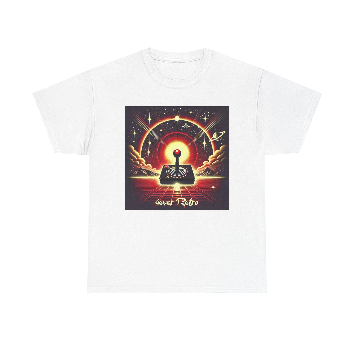 4ever Retro Cosmic Joystick Tee – Relive the Golden Age of Gaming