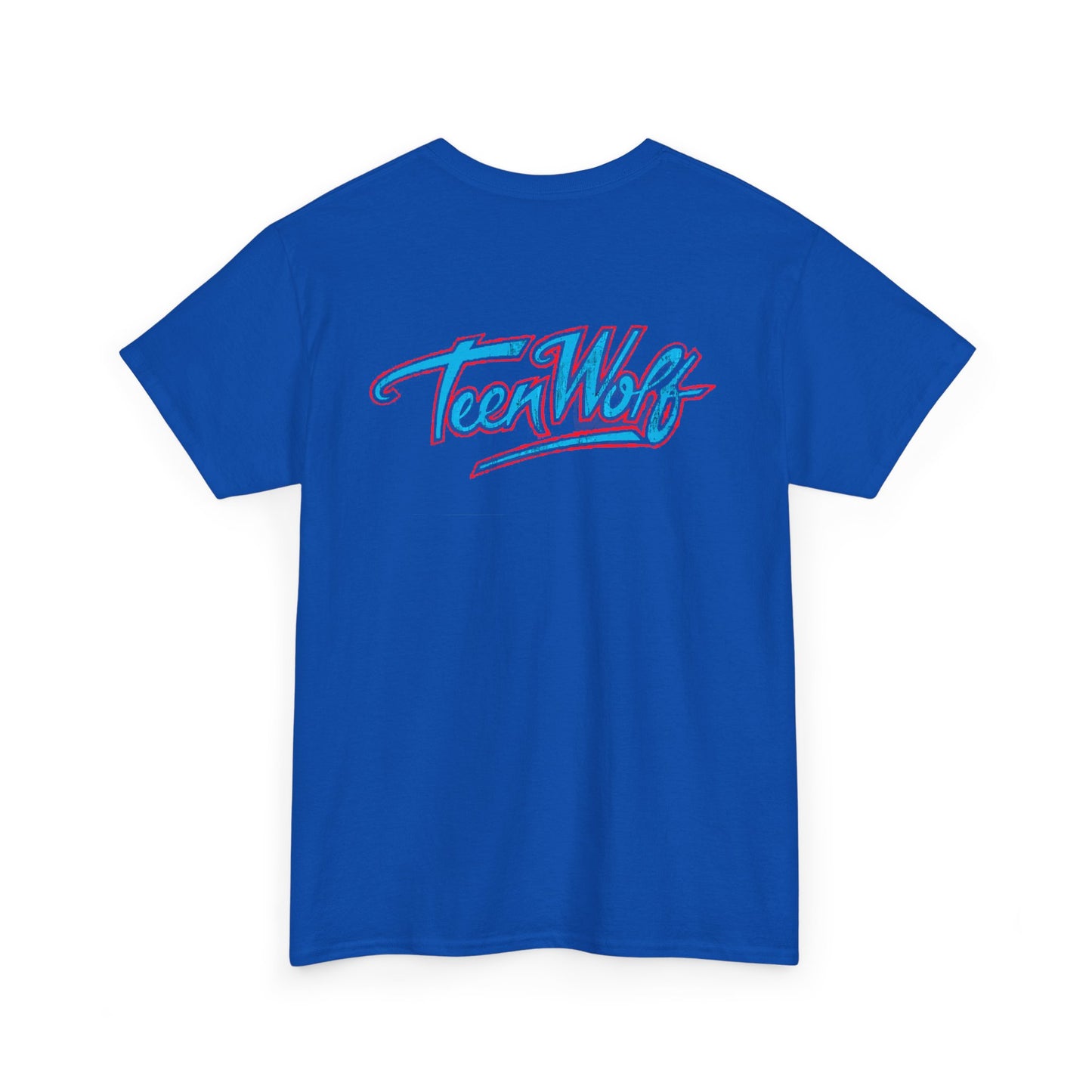 Teen Wolf Neon Logo Tee – 80s Movie Magic