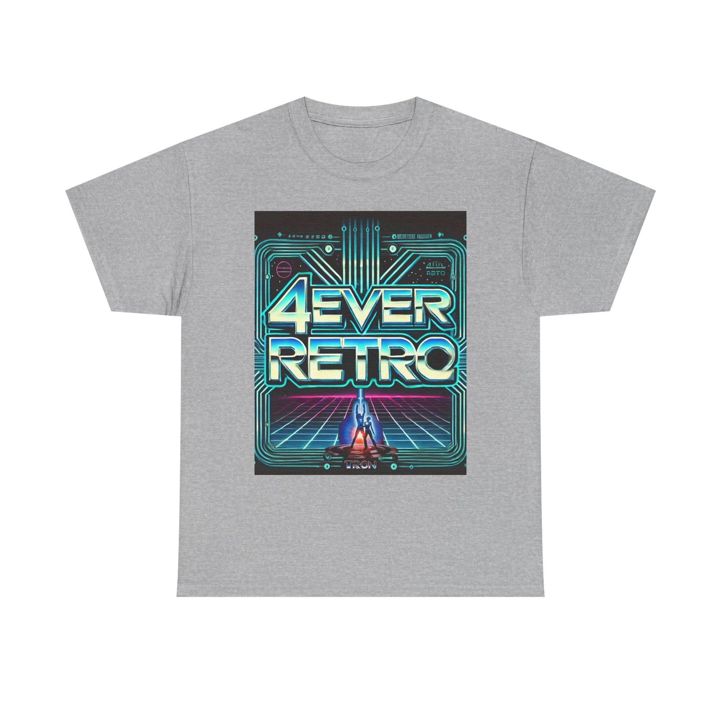 4ever Retro TRON-Inspired T-Shirt – Enter the Grid in 80s Style!