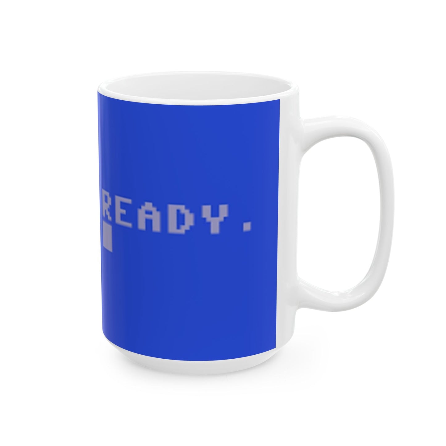 Commodore "READY." Coffee Mug – Retro Computing Nostalgia in Every Sip