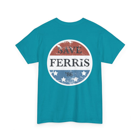 Save Ferris Classic Tee – 80s Movie Nostalgia