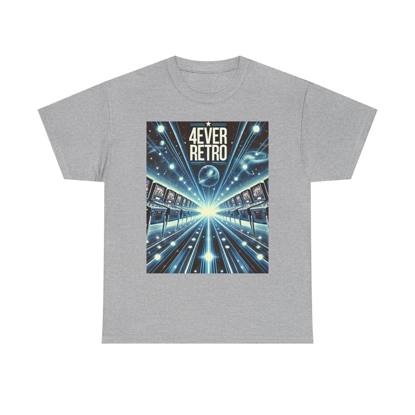 4ever Retro Pinball Galaxy Tee – Endless Arcade Adventure