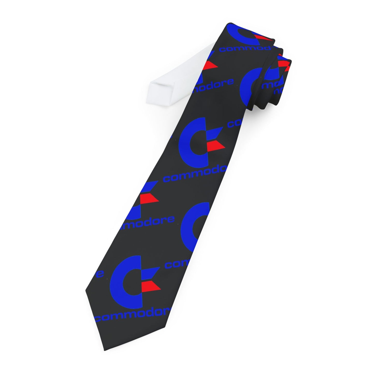 "Black" Commodore Classic Necktie – Retro Elegance