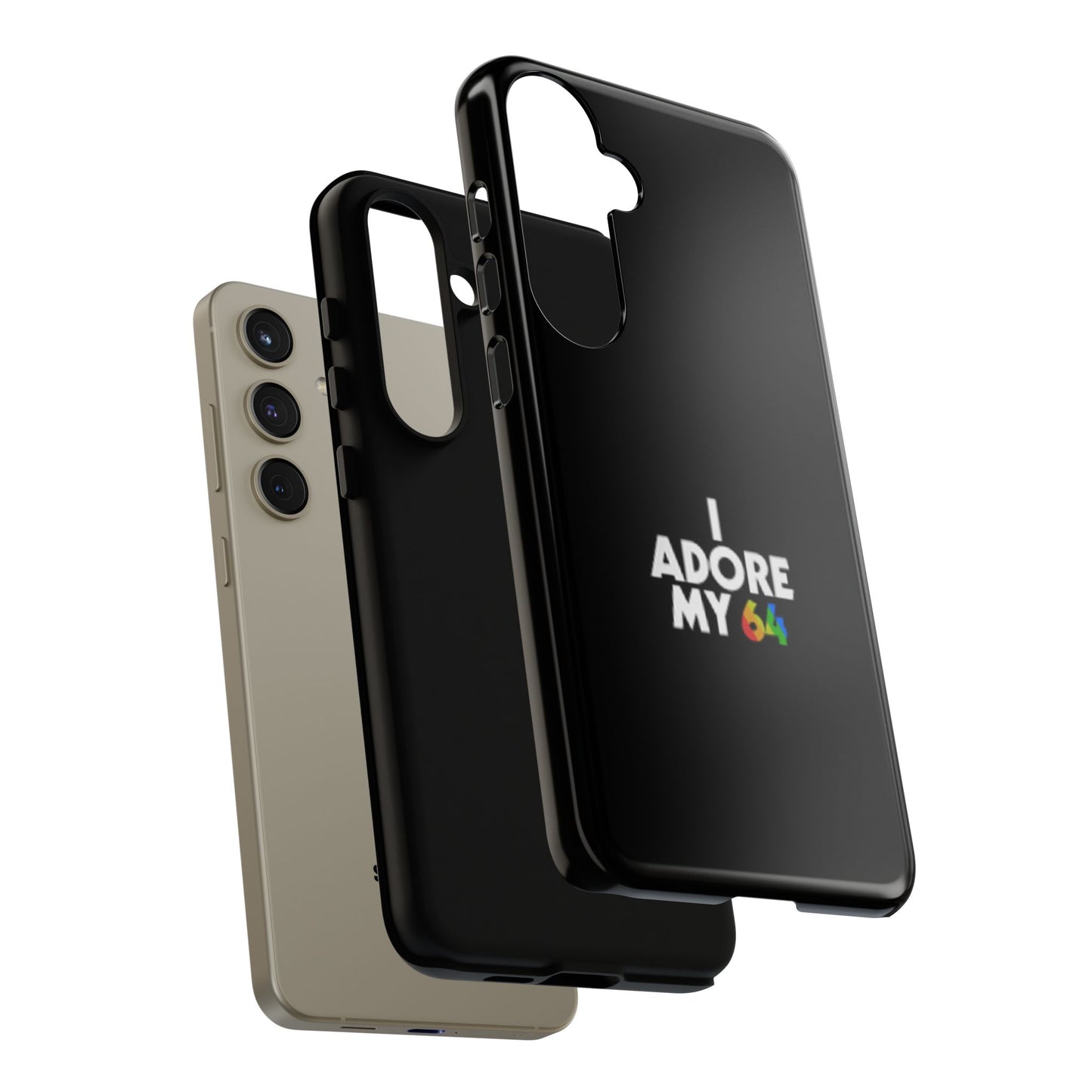 "I Adore My 64" Phone Case – Retro Protection for C64 Fans