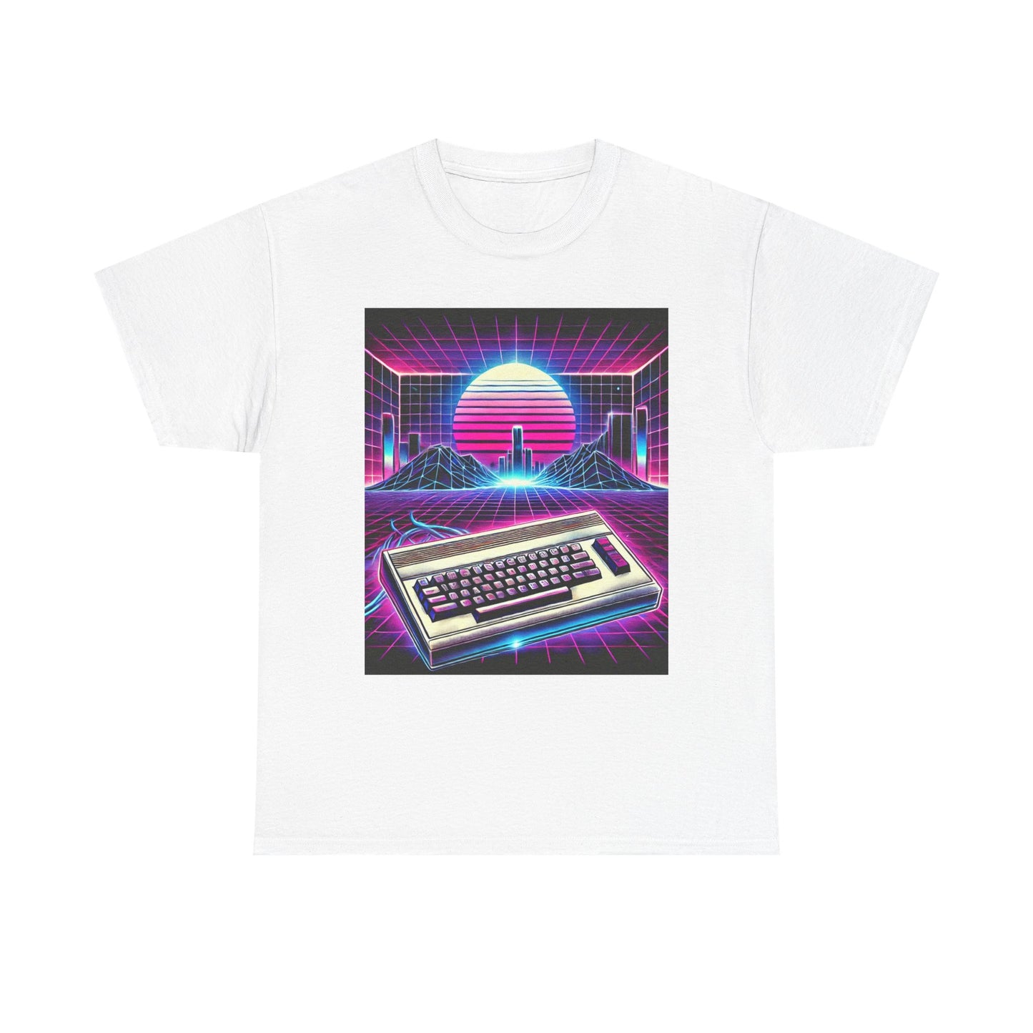 Commodore 64 Retro Wave T-Shirt – 80s Computing was RAD!