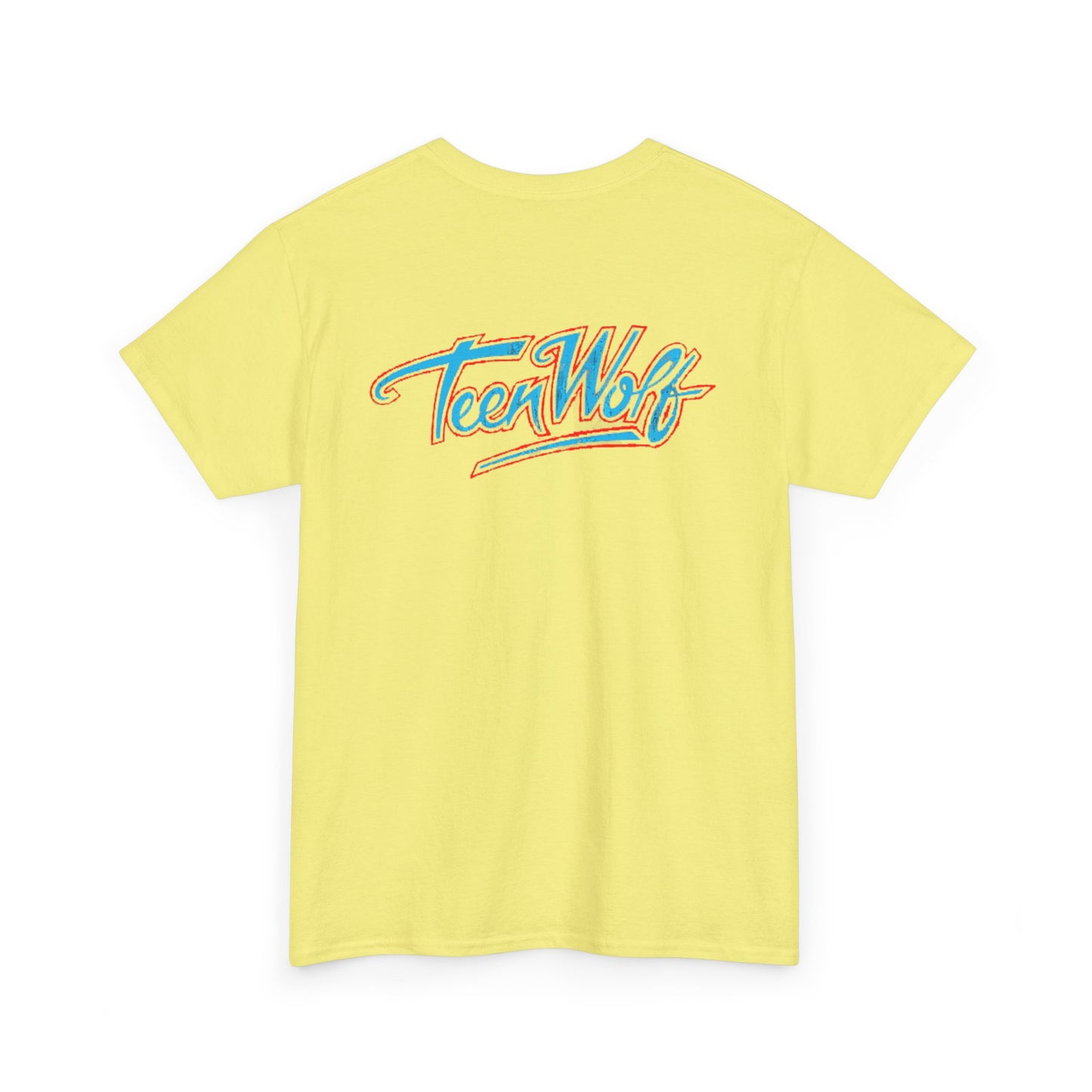 Teen Wolf Neon Logo Tee – 80s Movie Magic