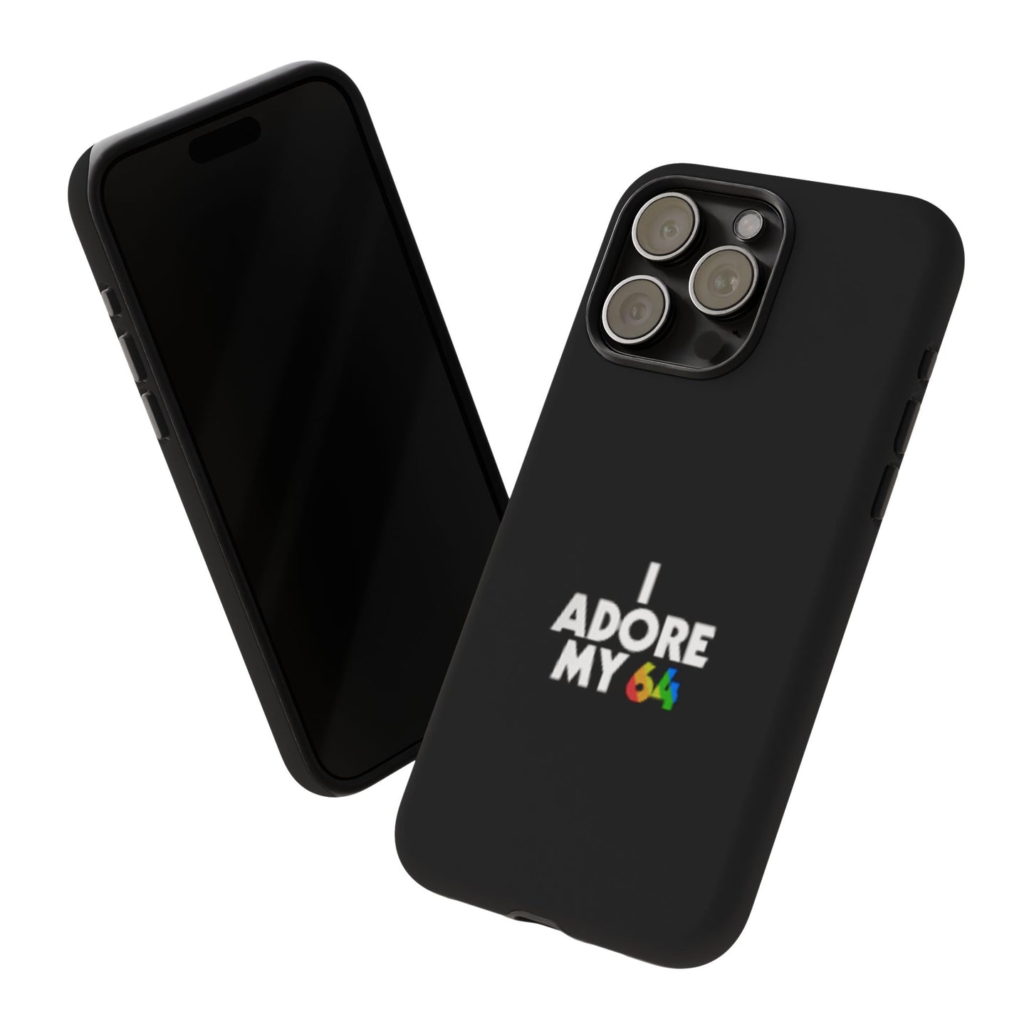 "I Adore My 64" Phone Case – Retro Protection for C64 Fans