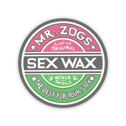 Mr. Zog’s Sex Wax Classic Sticker – Surf’s Up Nostalgia