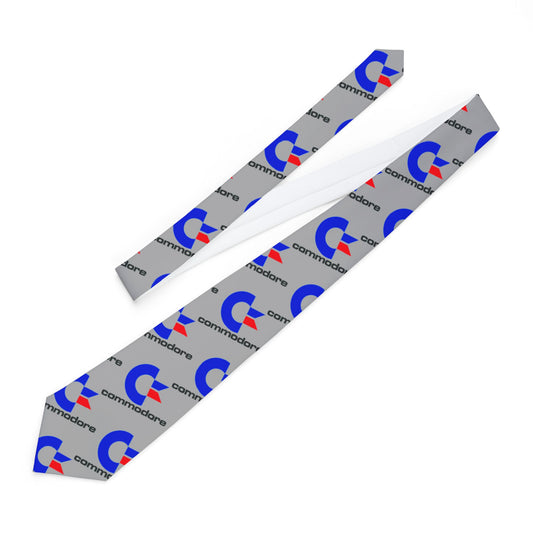 "Gray" Commodore Classic Necktie – Retro Elegance