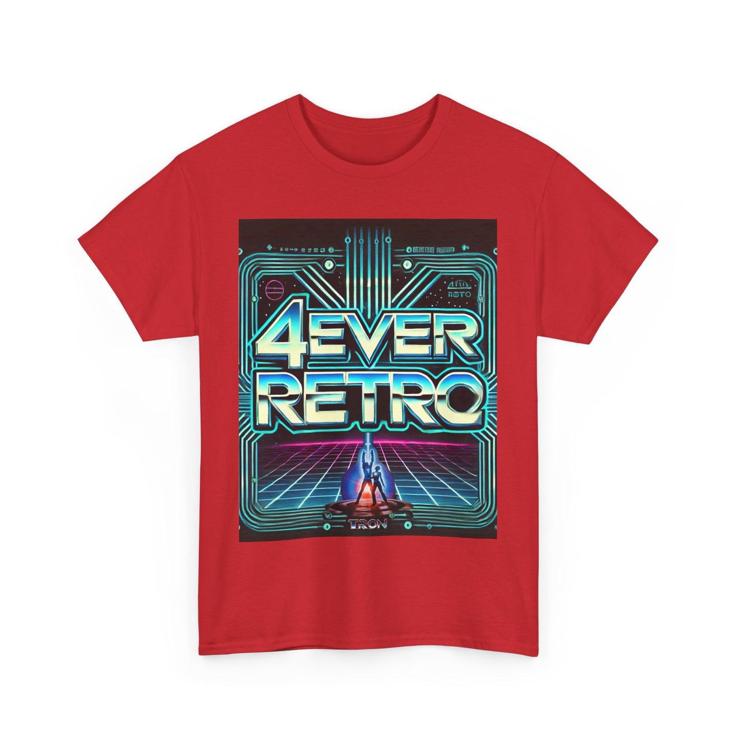 4ever Retro TRON-Inspired T-Shirt – Enter the Grid in 80s Style!