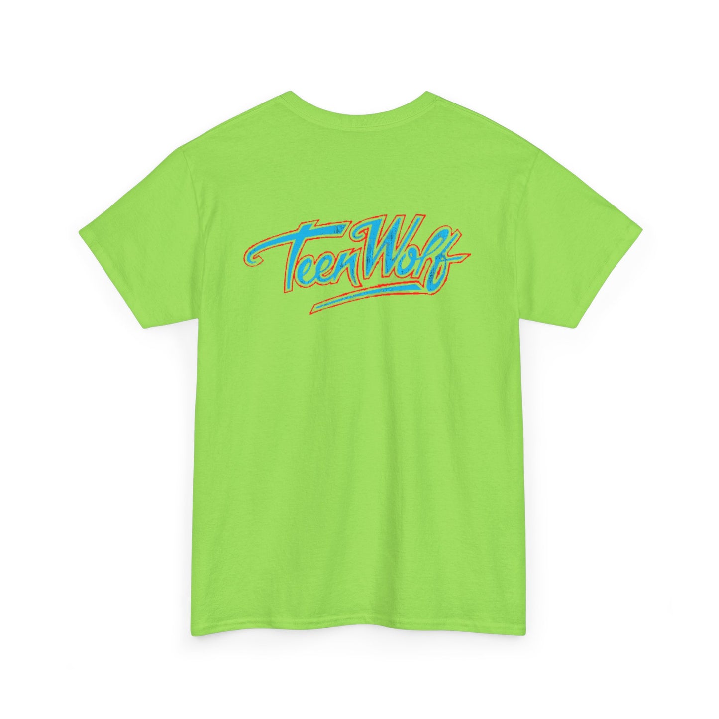 Teen Wolf Neon Logo Tee – 80s Movie Magic