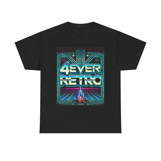 4ever Retro TRON-Inspired T-Shirt – Enter the Grid in 80s Style!