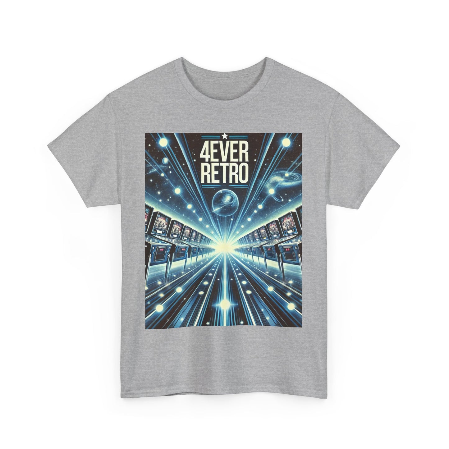 4ever Retro Pinball Galaxy Tee – Endless Arcade Adventure