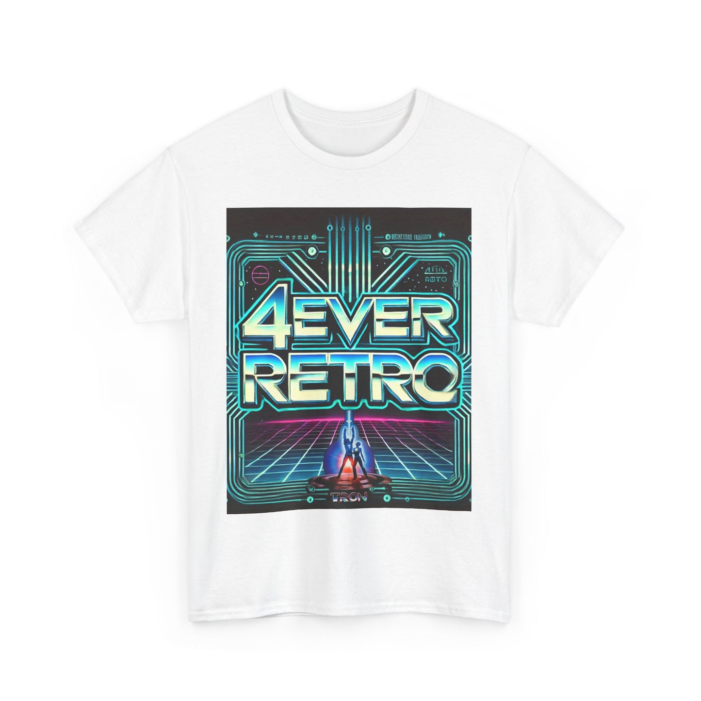 4ever Retro TRON-Inspired T-Shirt – Enter the Grid in 80s Style!