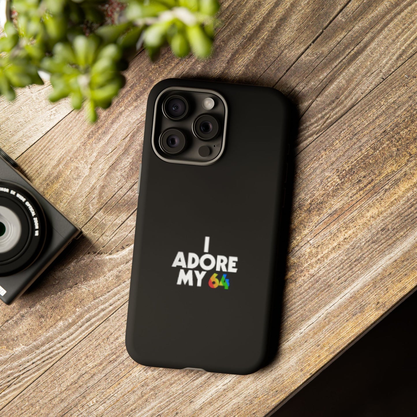 "I Adore My 64" Phone Case – Retro Protection for C64 Fans