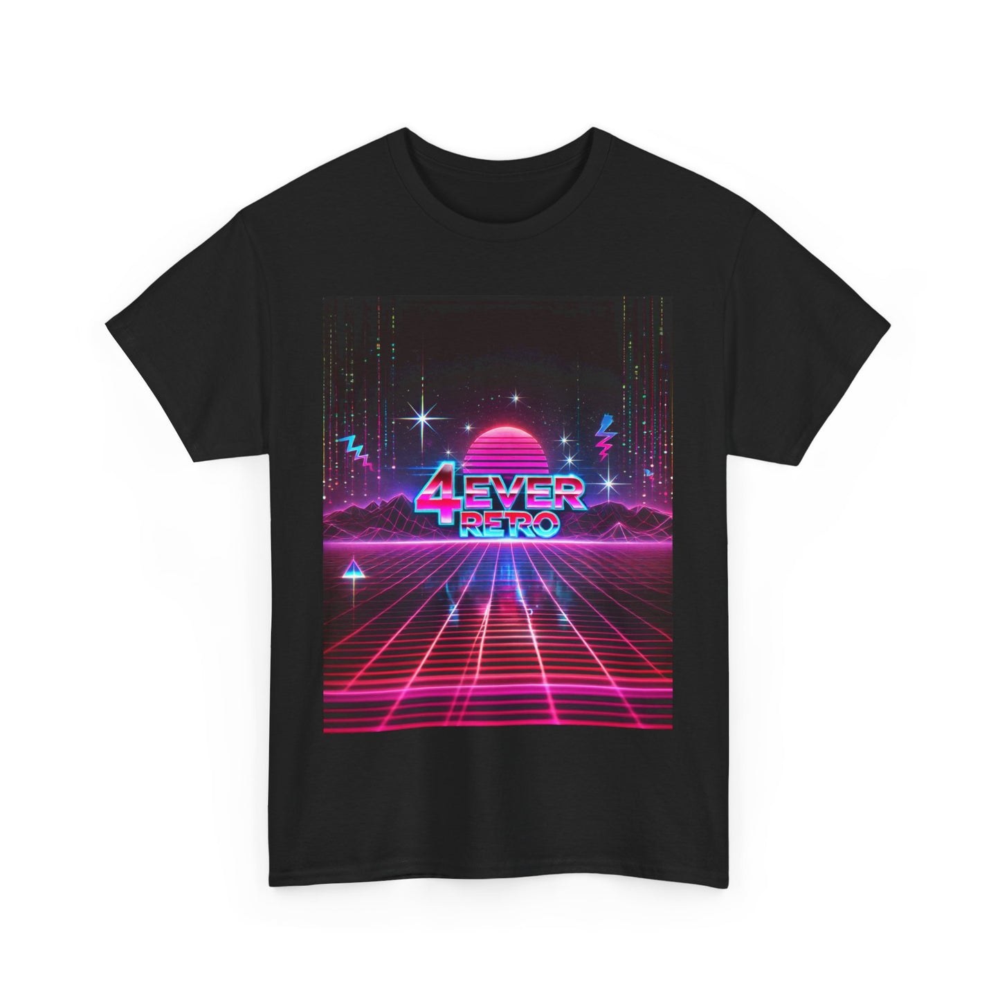 4ever Retro T-Shirt – Neon 80s Vibes That Never Fade