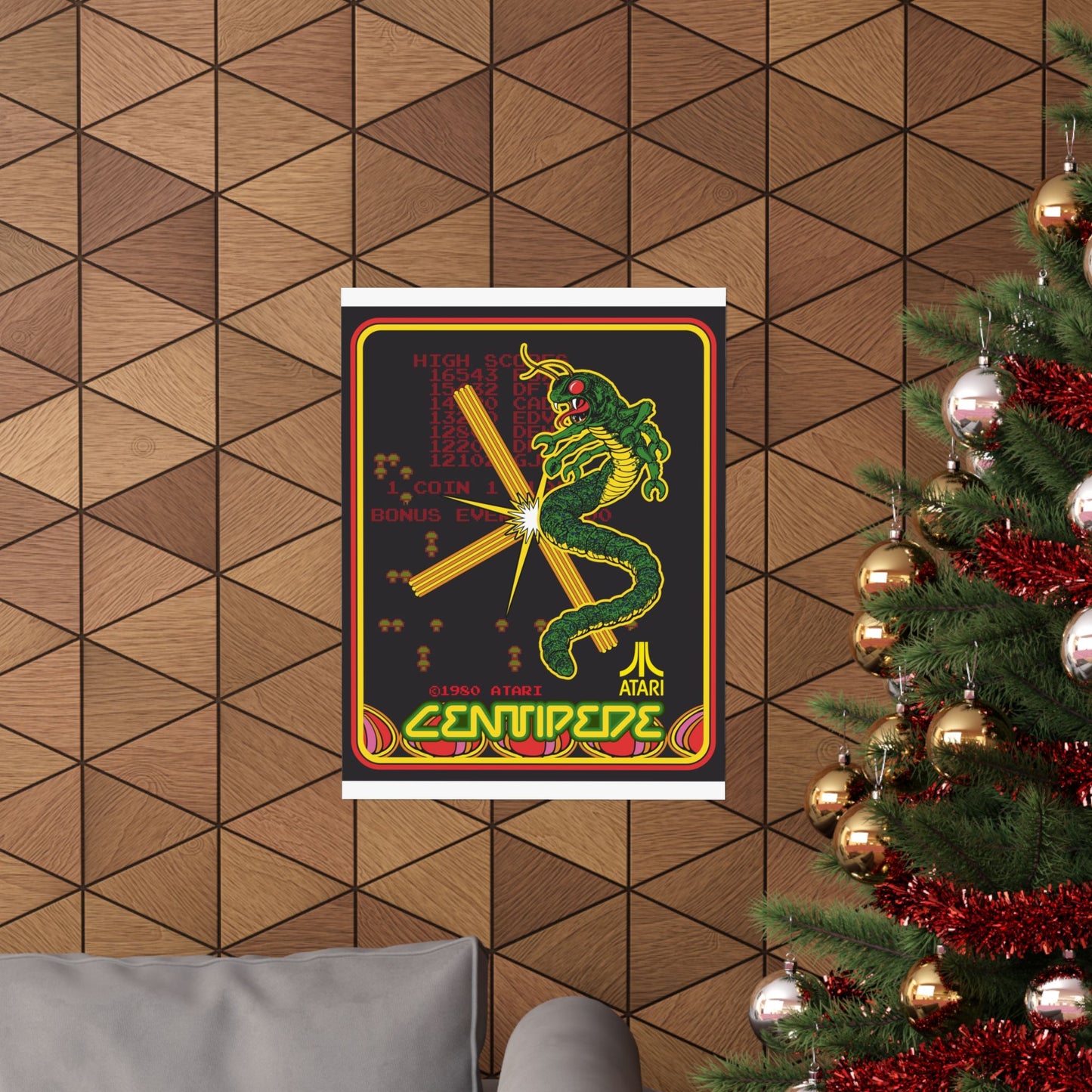 Centipeda Video Game Poster – Arcade Perfection