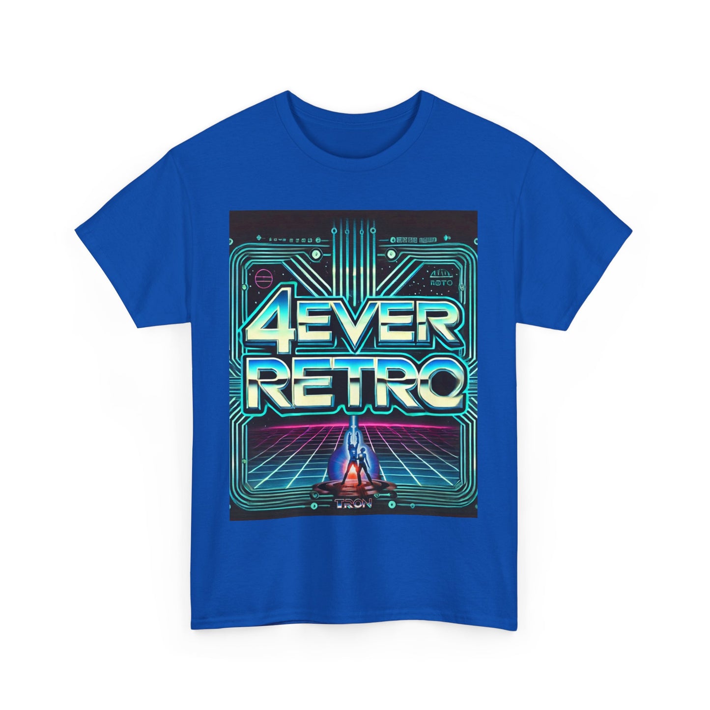 4ever Retro TRON-Inspired T-Shirt – Enter the Grid in 80s Style!