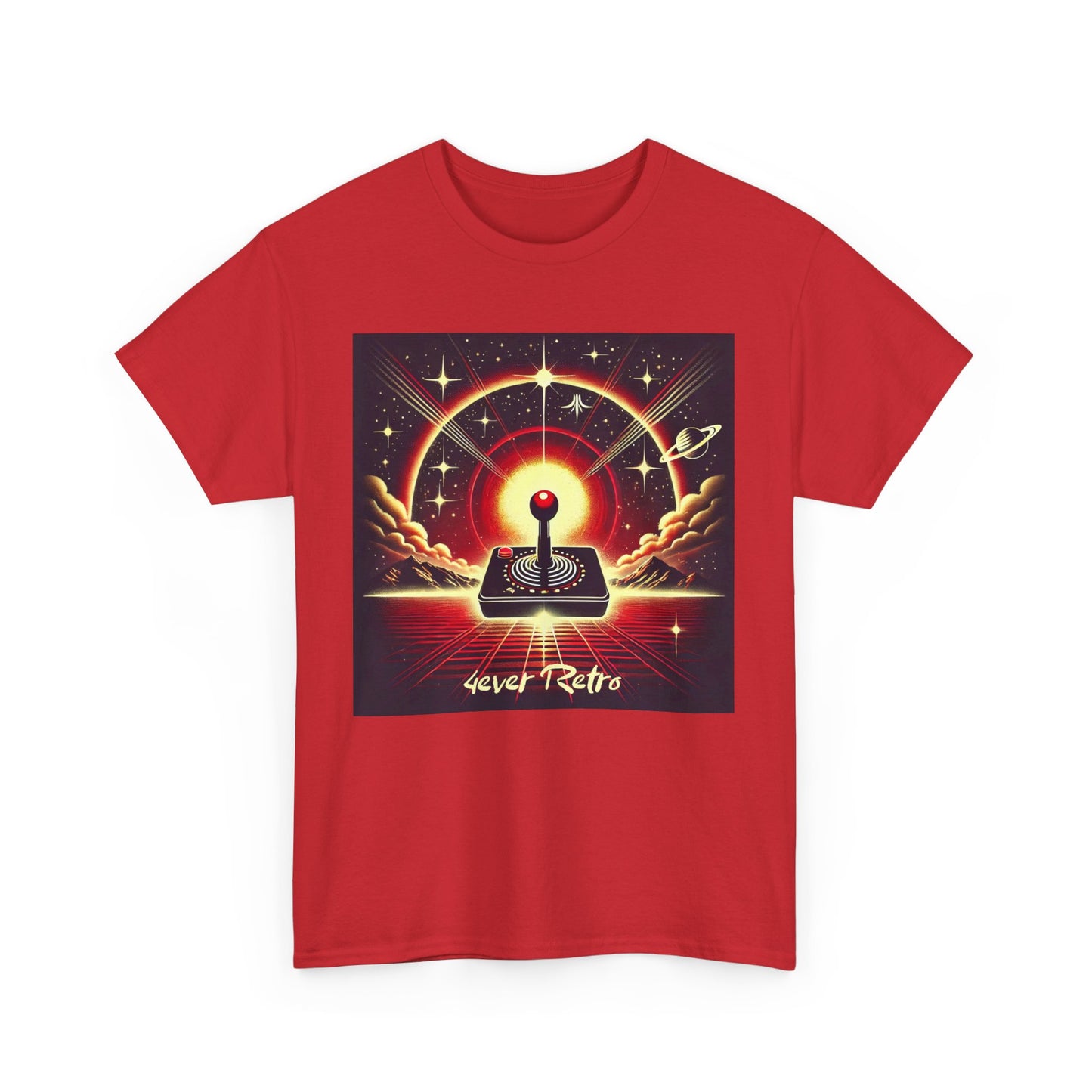 4ever Retro Cosmic Joystick Tee – Relive the Golden Age of Gaming