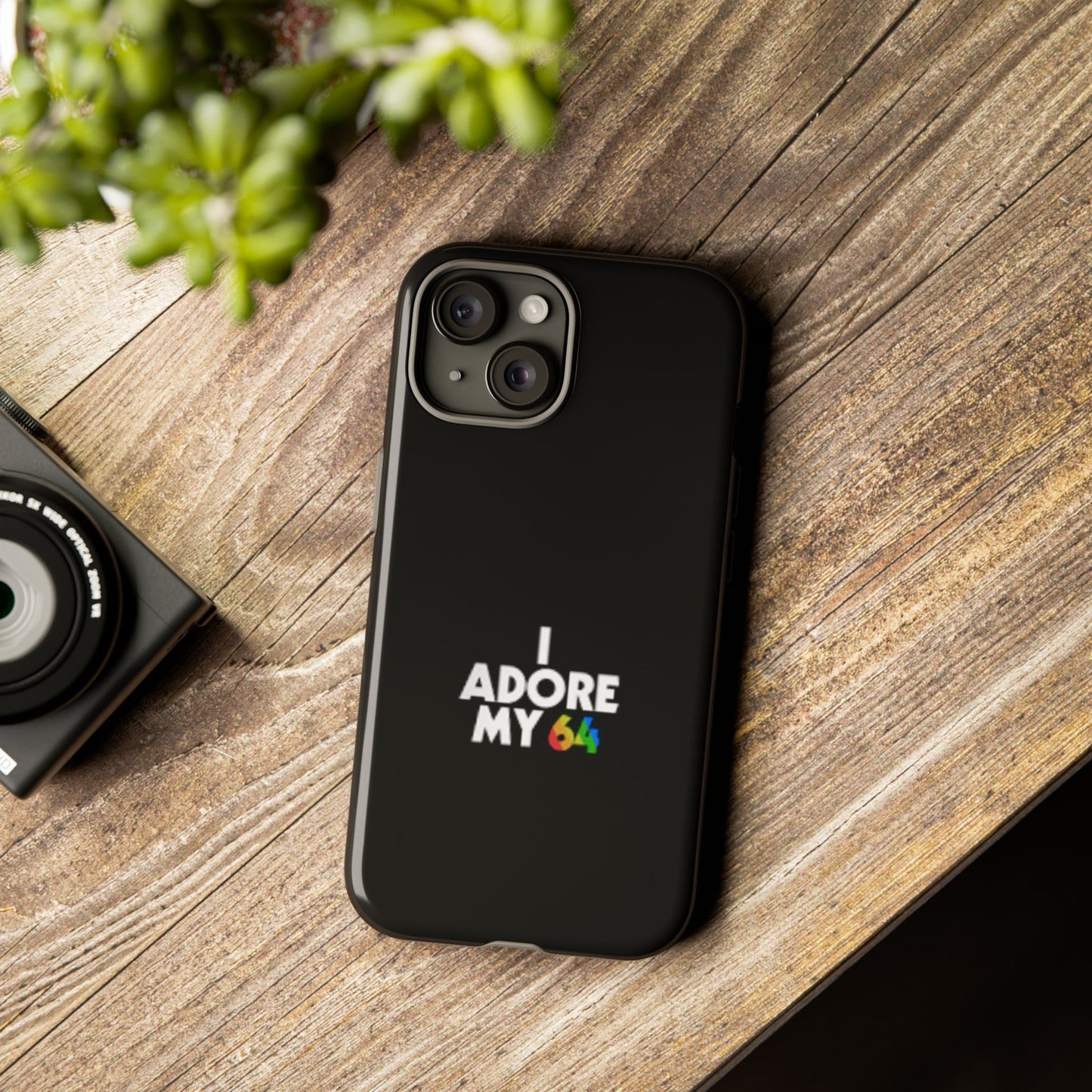 "I Adore My 64" Phone Case – Retro Protection for C64 Fans