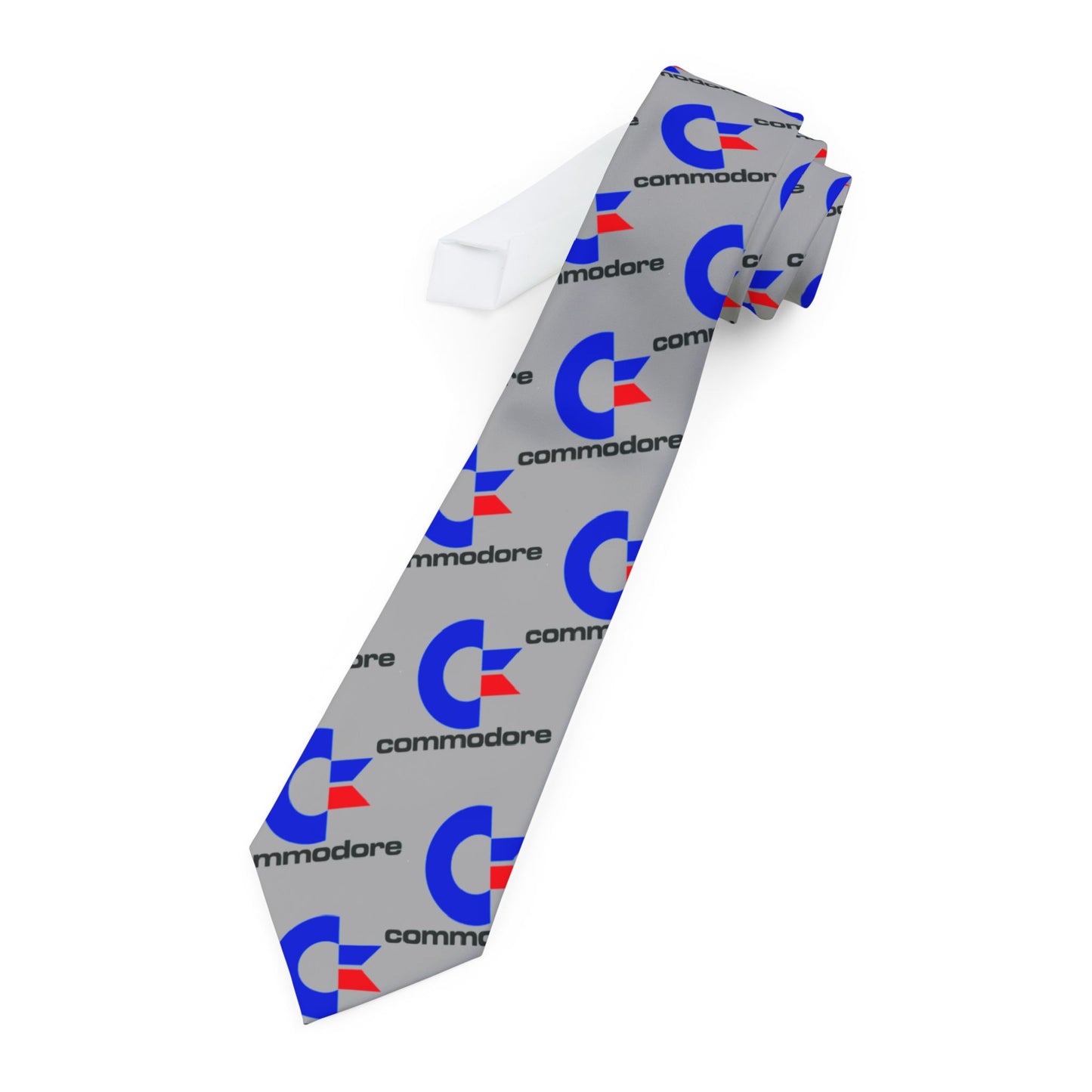 "Gray" Commodore Classic Necktie – Retro Elegance