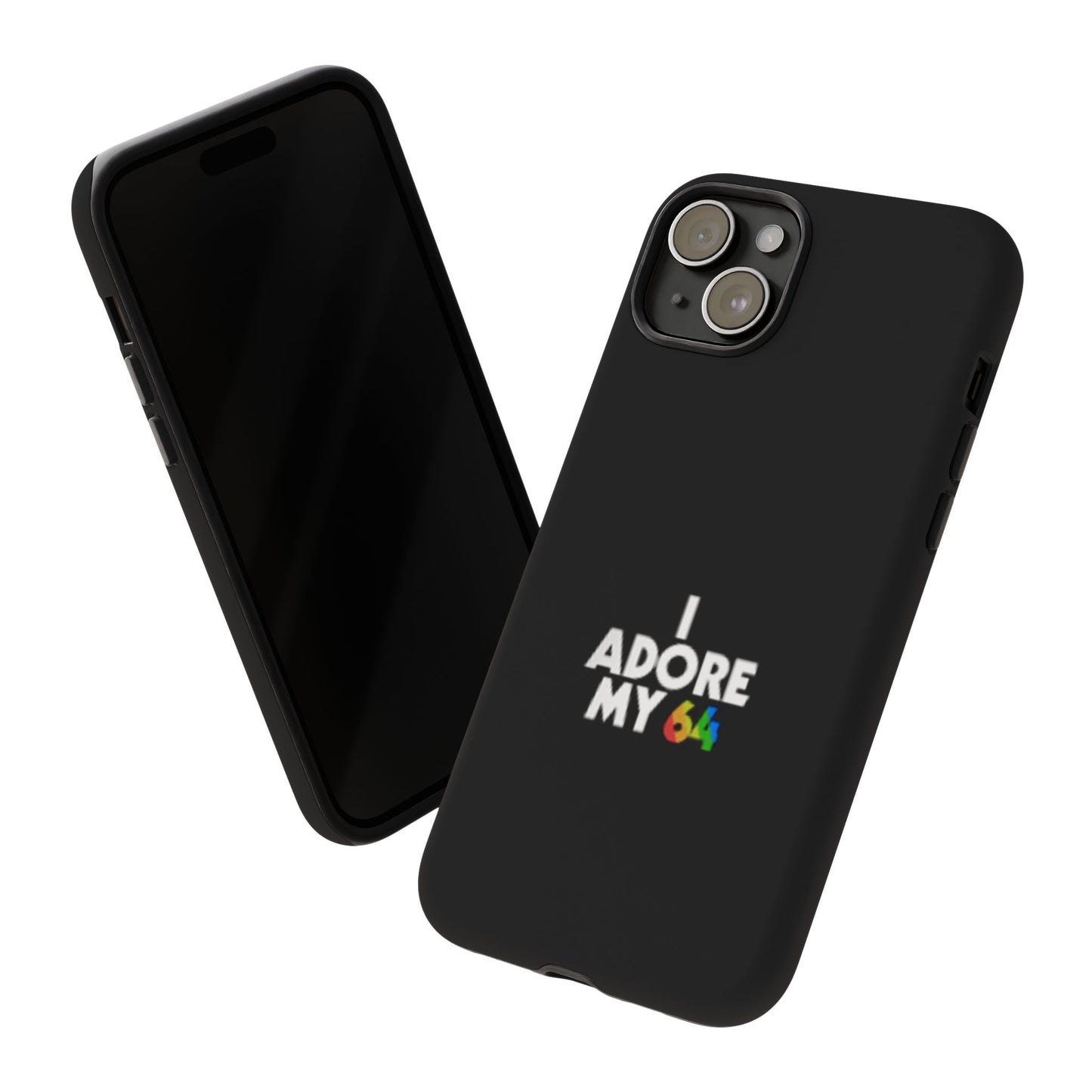 "I Adore My 64" Phone Case – Retro Protection for C64 Fans