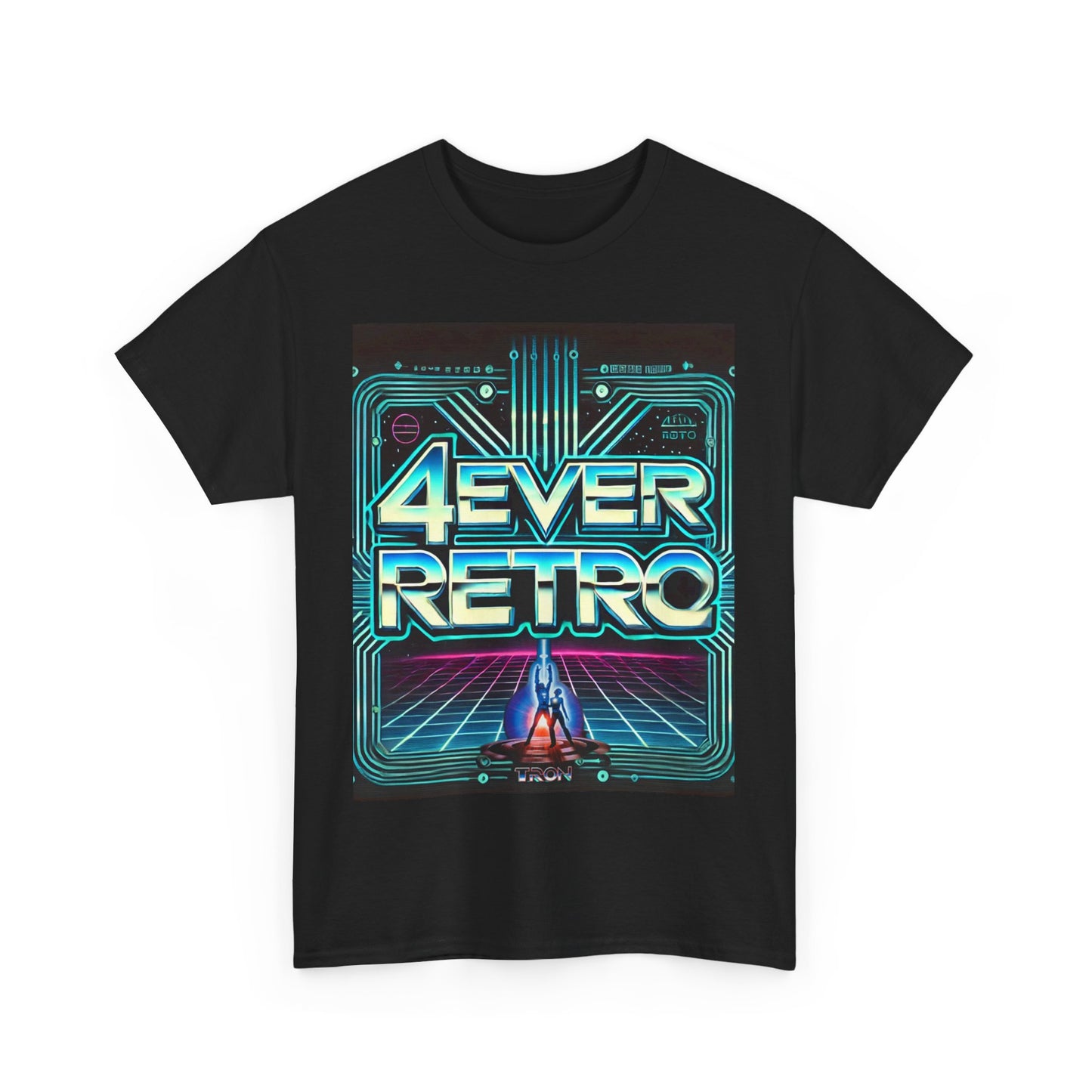 4ever Retro TRON-Inspired T-Shirt – Enter the Grid in 80s Style!