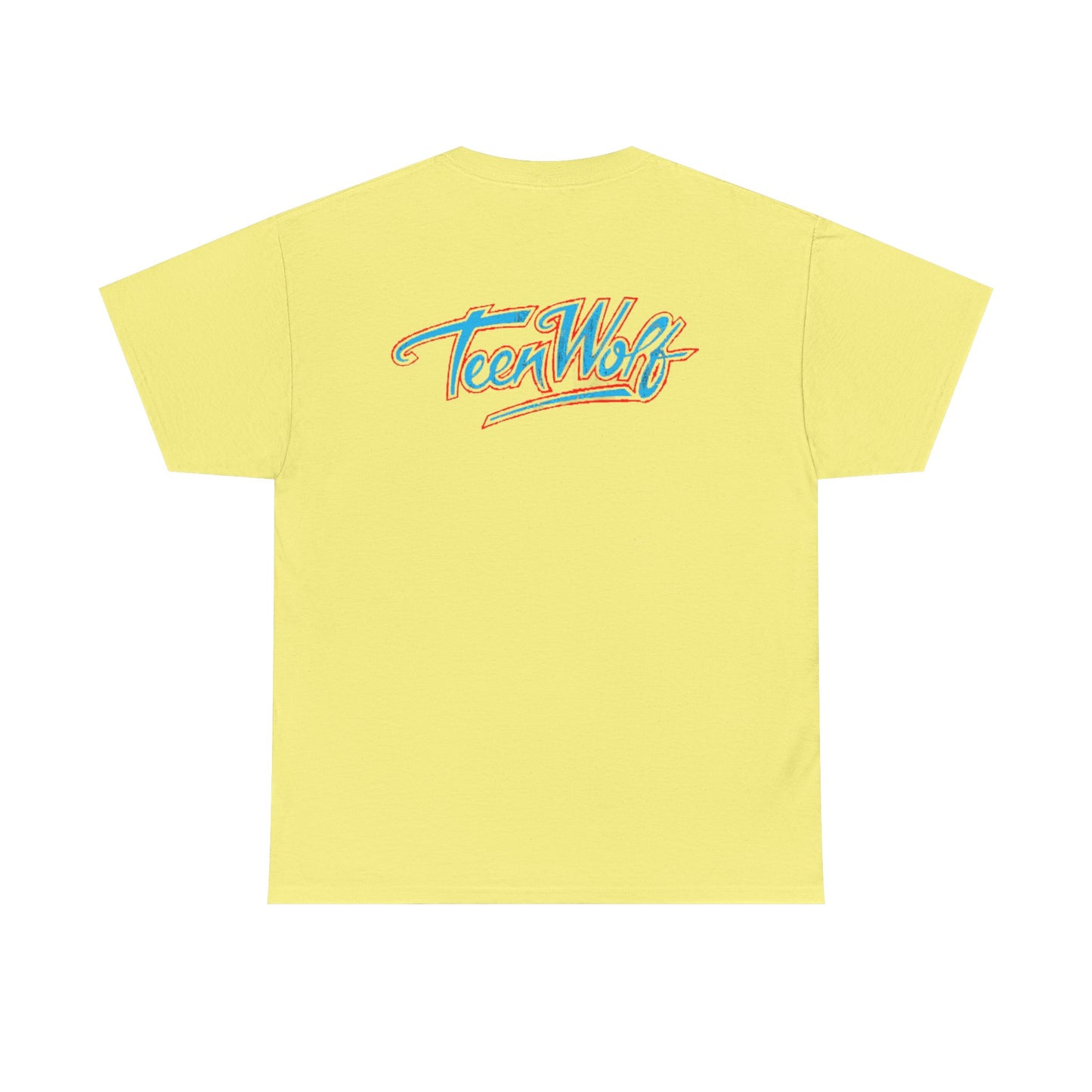 Teen Wolf Neon Logo Tee – 80s Movie Magic