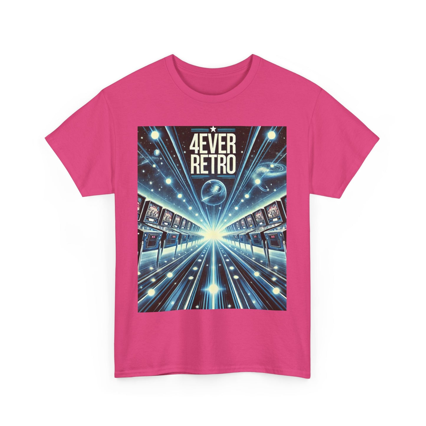 4ever Retro Pinball Galaxy Tee – Endless Arcade Adventure