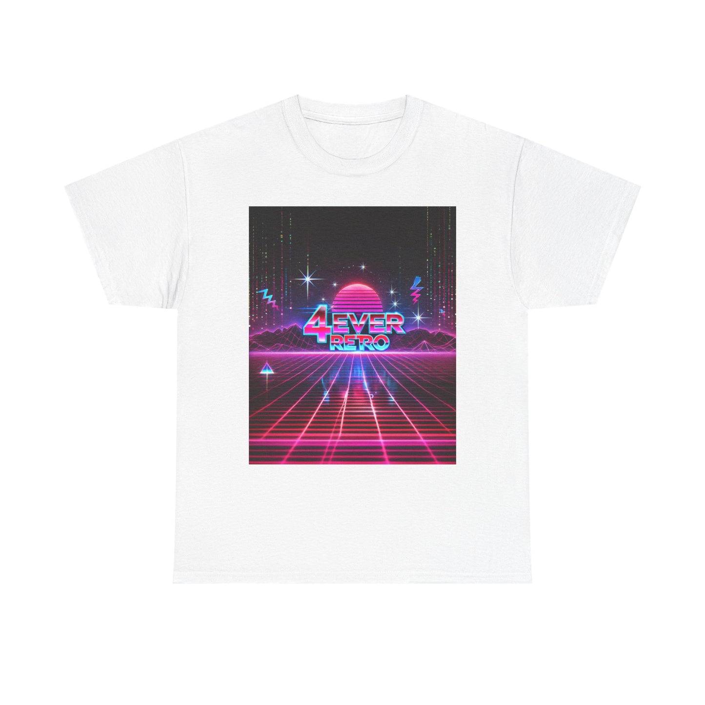 4ever Retro T-Shirt – Neon 80s Vibes That Never Fade