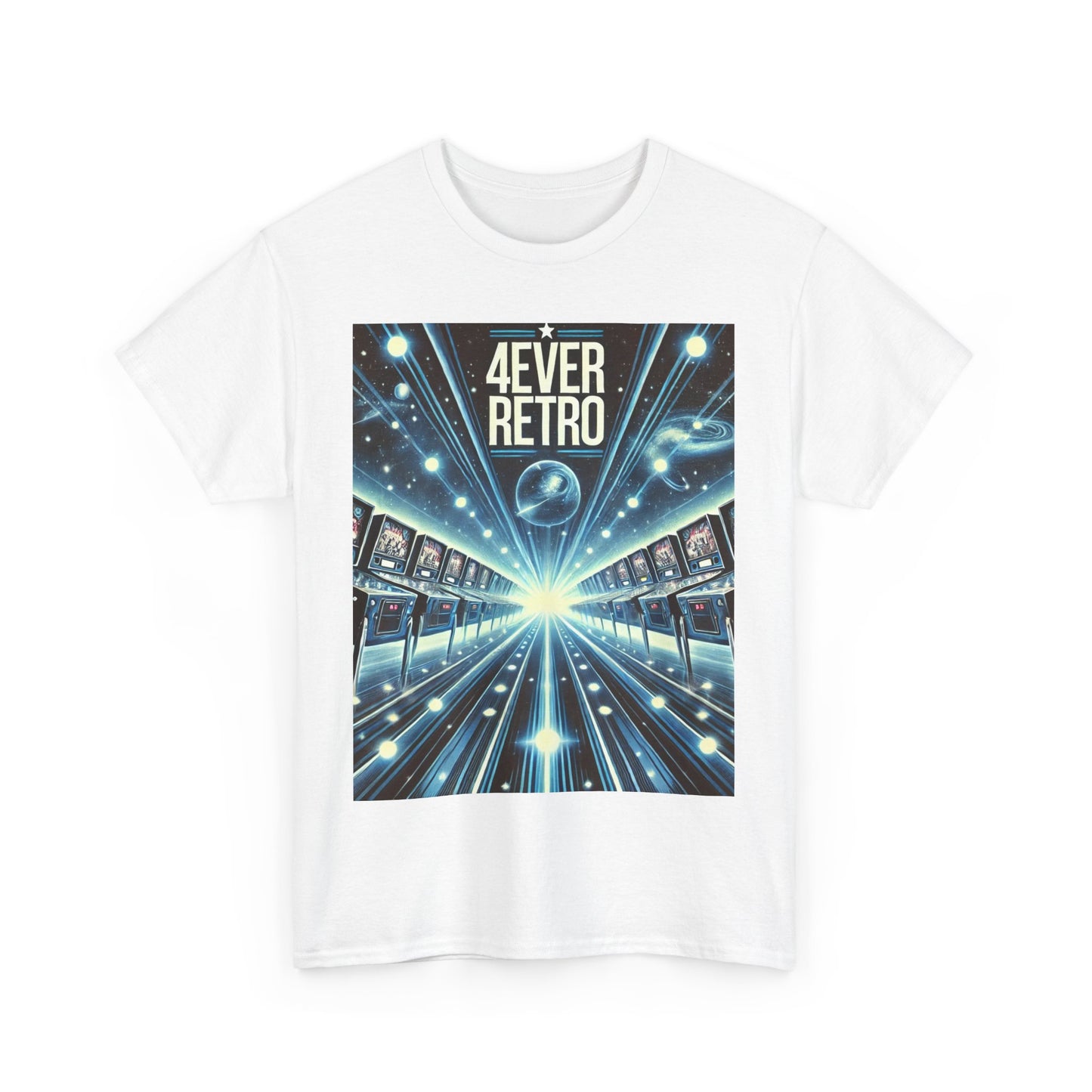 4ever Retro Pinball Galaxy Tee – Endless Arcade Adventure