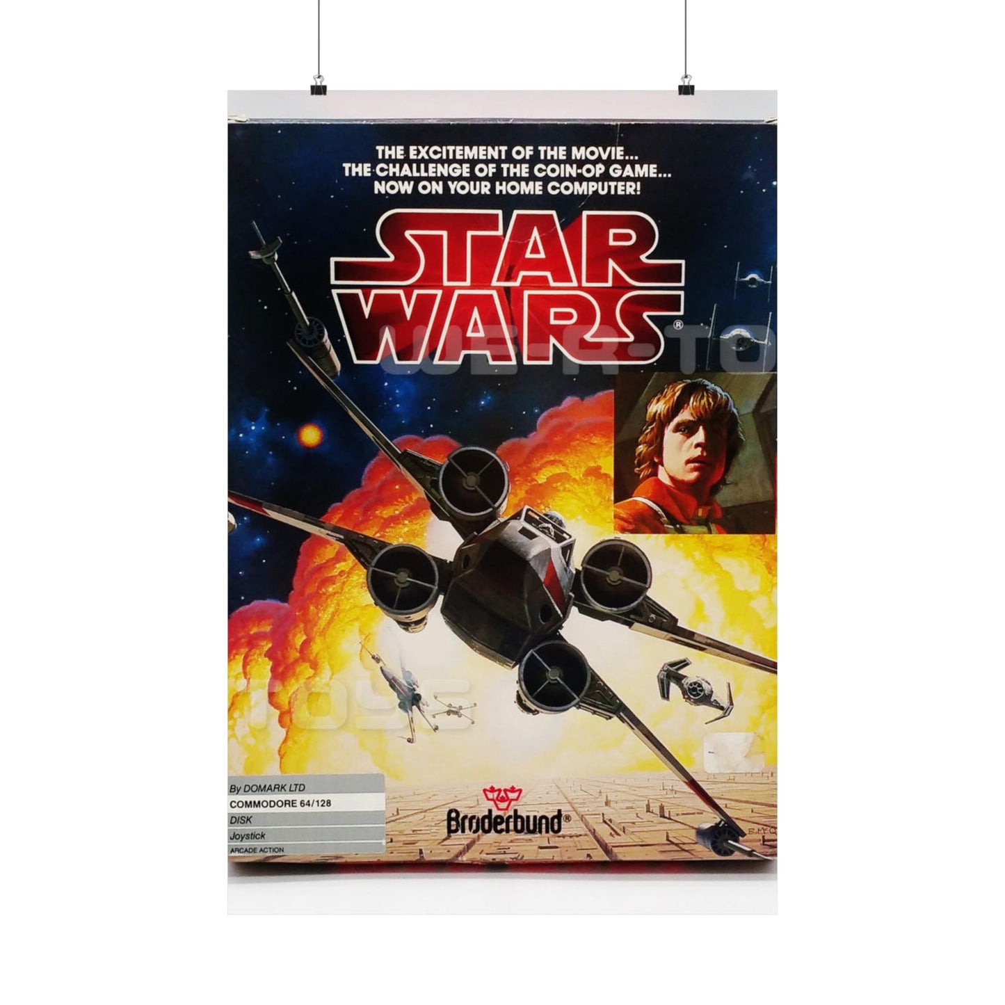 Star Wars Game Box Art Poster – 8-Bit Galactic Adventure