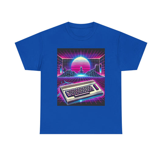 Commodore 64 Retro Wave T-Shirt – 80s Computing was RAD!