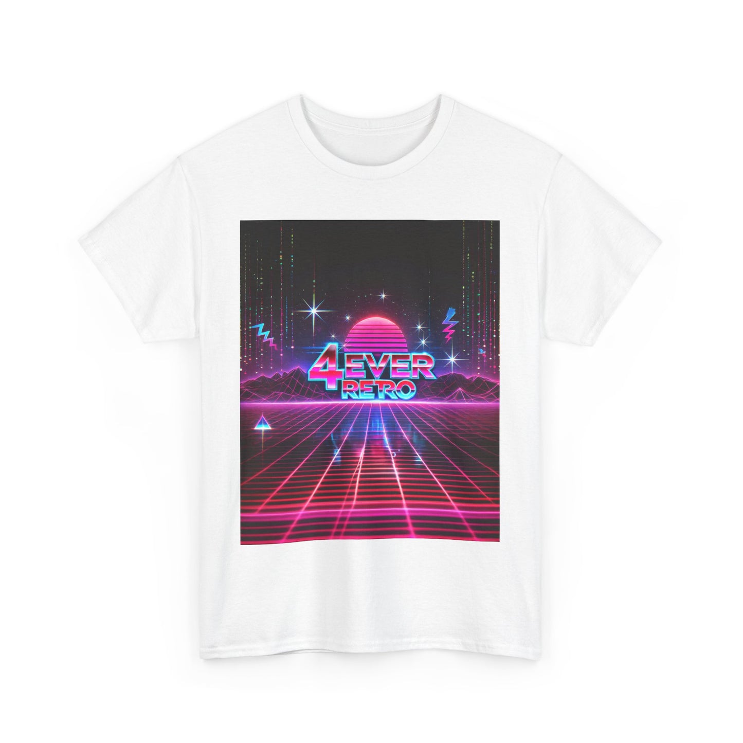 4ever Retro T-Shirt – Neon 80s Vibes That Never Fade