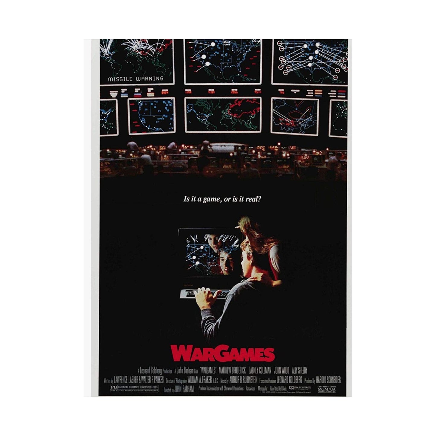 WarGames Movie Poster – 80s Cyber Thriller Nostalgia