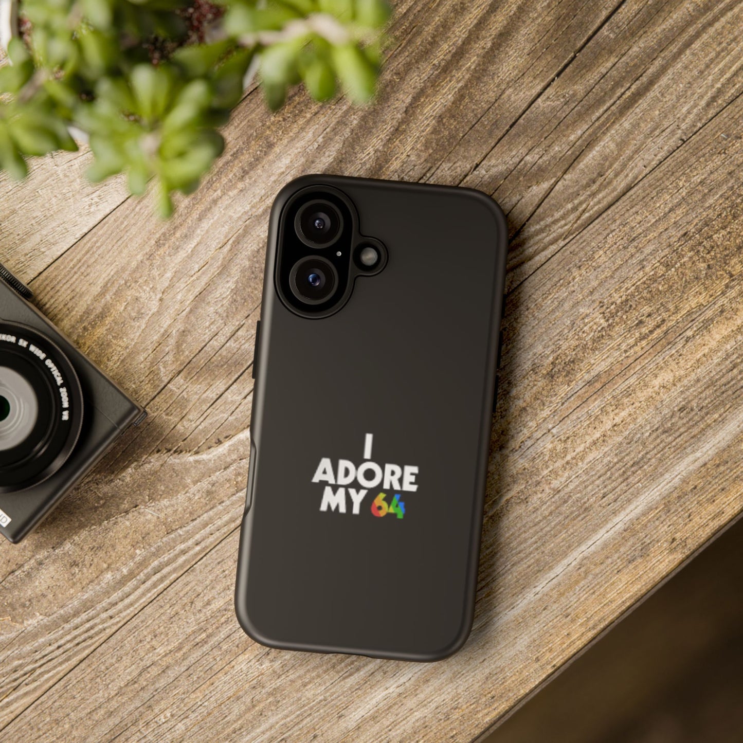 "I Adore My 64" Phone Case – Retro Protection for C64 Fans