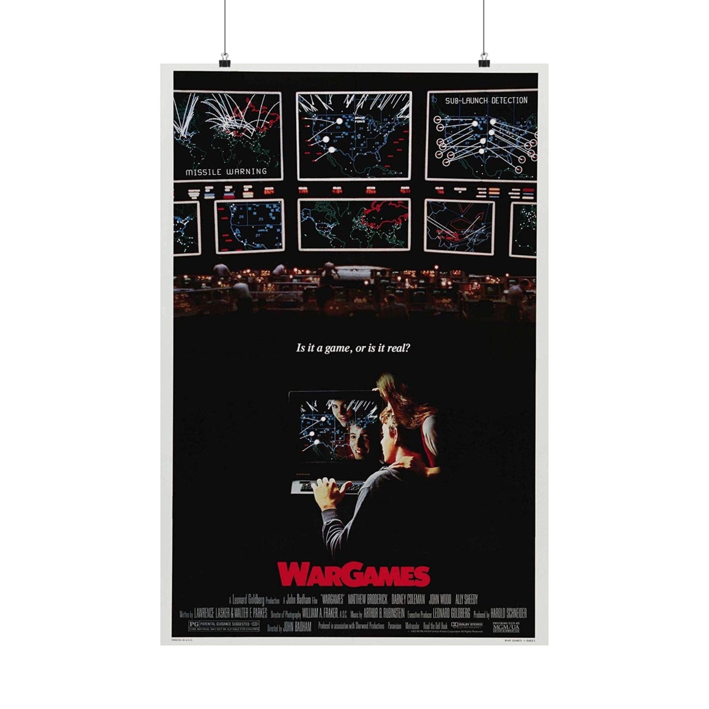 WarGames Movie Poster – 80s Cyber Thriller Nostalgia