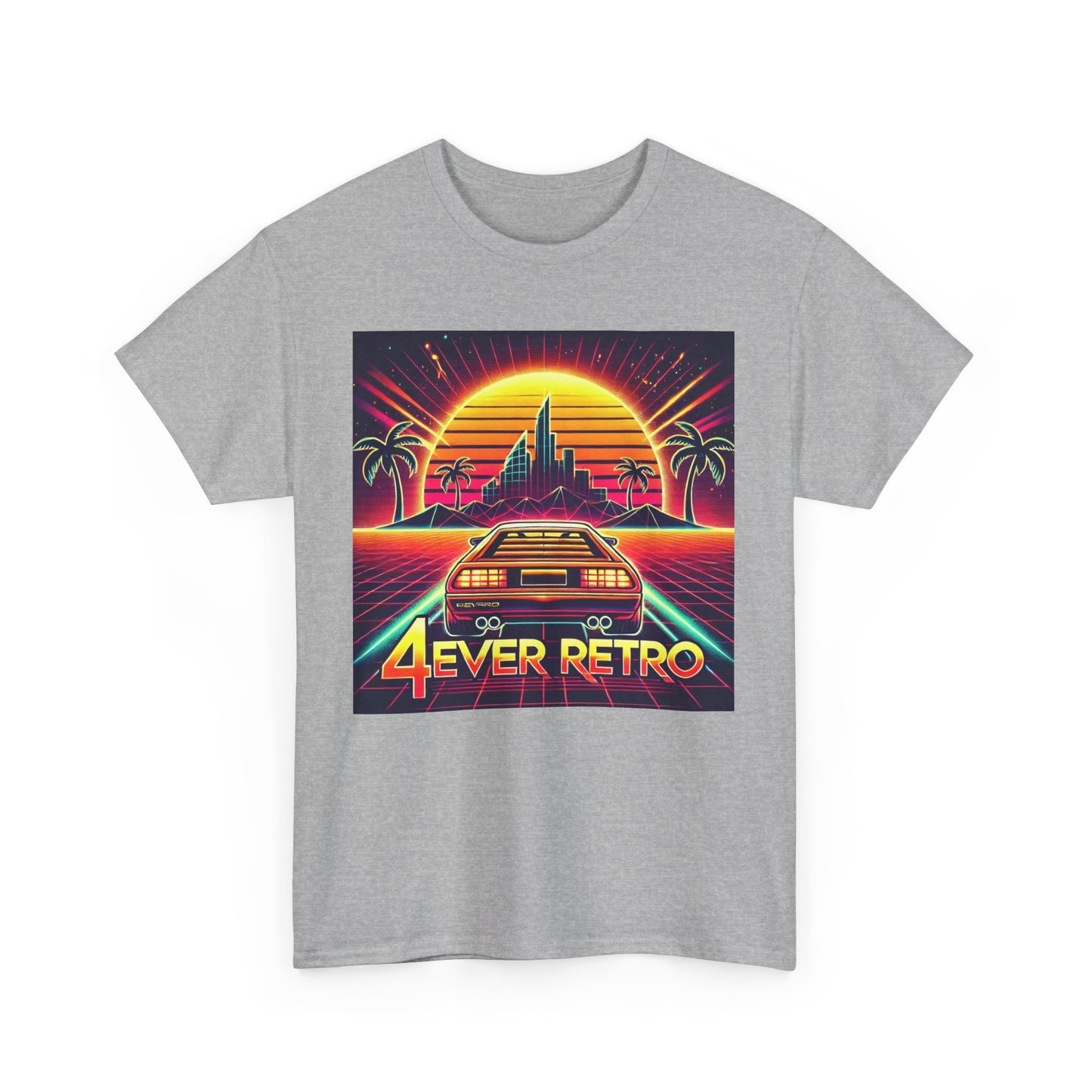 4ever Retro Outrun Tee – Drive into Neon Nostalgia