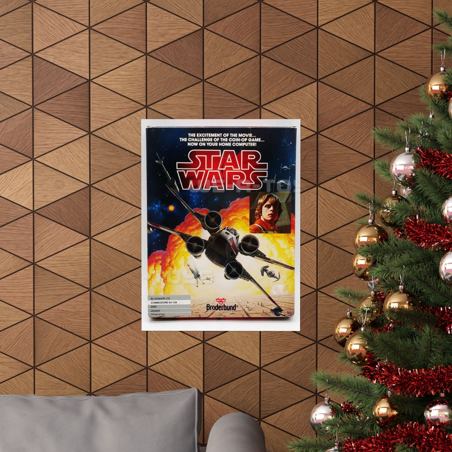 Star Wars Game Box Art Poster – 8-Bit Galactic Adventure